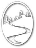 Ножи от Memory Box - Country Road Oval craft die