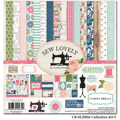 Набор скрапбумаги и декора Carta Bella - Sew Lovely, 30х30 см