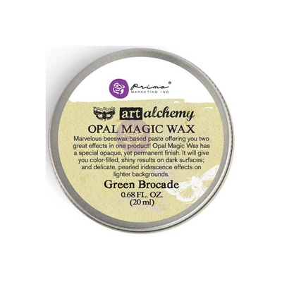 Восковая паста от Prima Marketing - Finnabair Art Alchemy Opal Magic Wax - Green Brocade, 20мл
