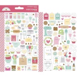 Набор наклеек от Dooblebug Mini Cardstock Stickers 2/Pkg - Made With Love Icons