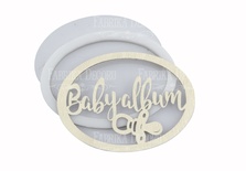 Заготовка для шейкера Baby album 9.3x6.8 см, колір молочний, ТМ Фабрика Декору