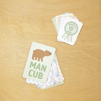 Набор карточек Project Life by Becky Higgins - Value Kit - Lullaby Boy, 119 элементов