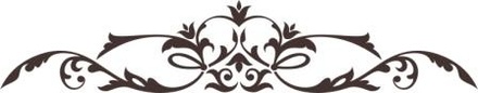 Акриловый штамп Stamp Vignette Виньетка, размер 6,4 * 1,4 см