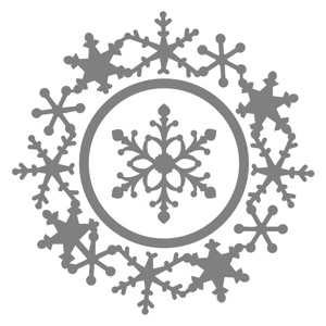 Набор ножей Sizzix Framelits Die Set 3PK - Frame, Snowflake - Cнежинки, 3 шт.