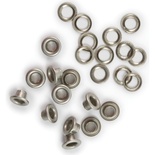 Люверси і кільця  від WeRM - We R Eyelets & Washers Standard -3/16,  44218-1, нікель, 35 шт.