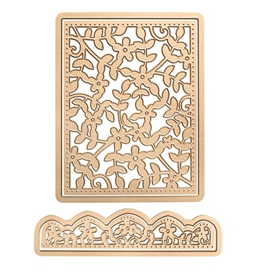 Ножи от Spellbinders – Framed Floral Card Front
