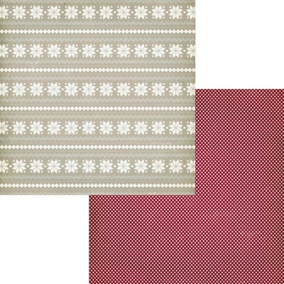 Лист двусторонней скрапбумаги Fancy Pants - Timbergrove Crystals Paper, 30х30 см