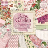 Набор бумаги для скрапбукинга First Edition - Rose Garden, 16 листов, размер 15х15 см