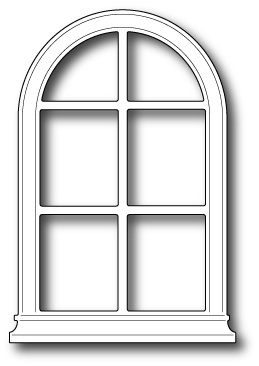 Нож для вырубки от Poppystamps - Grand Madison Arched Window