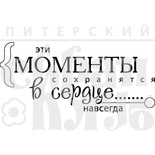 Акриловый штамп "Моменты в сердце (моя семья)"