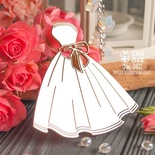 Чипборд ScrapBox - свадебное платье с бантом Hm-082