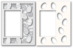 Ножи от Poppystamps - Decorated Egg Sidekick Frame