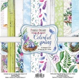 Набор скрапбумаги Colorful spring 20x20 см, ТМ Фабрика Декора