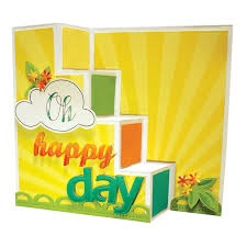 Ножи от Spellbinders – Happy Days для создания фигурной открытки