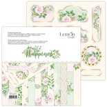 Набір паперу для скрапбукінгу Lemoncraft - Happiness, 20.3х20.3 см