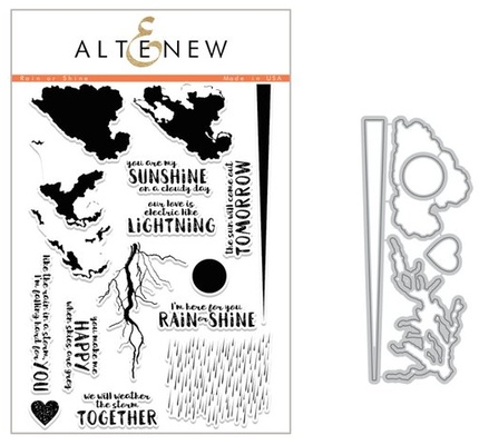 Набор ножей и штампов от Altenew - Rain or Shine - Stamp & Die Bundle