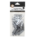 Мини-прищепка Canvas Corp - Silver, 1 штука, длина 2,5 см