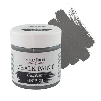 Меловая краска Chalk Paint Графит 50ml, ТМ Фабрика Декора