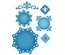 Набор лезвий от Spellbinders -Accents & Motifs Fleur De Lis Doily Motifs S5-043