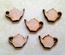 Деревянная фигурка WOOD-015 - Чайник, 1 штука
