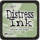 Штемпельная подушка Ranger - Distress Mini Ink Pad - Bundled Sage