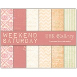 Набор двусторонней скрапбумаги UHK Gallery - Saturday, 6 листов