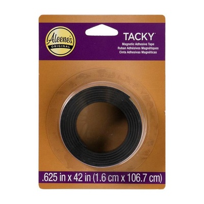 Магнитная лента на клеевой основе Aleene's Magnetic Tacky Tape, ширина 1.6 см, длина 106 см