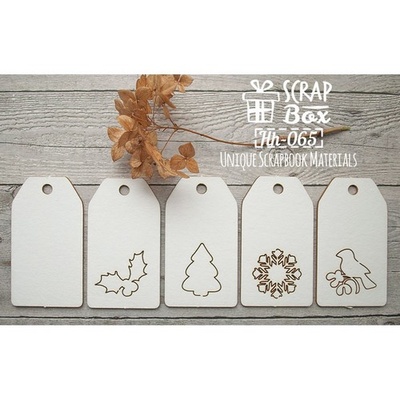 Чипборд ScrapBox - Набор тегов Hh-065