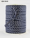 Лента от May Arts - Navy, цвет темно-синий, ширина 3мм, длина 90 см