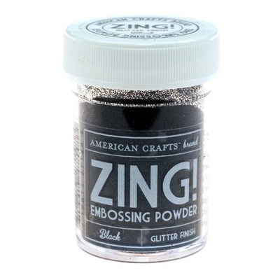 Пудра для эмбоссинга Glitter Black Zing!