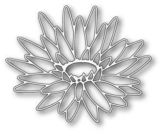 Ножи  от  Memory  Box  -  DIES  -   Blooming  Lotus  Outline