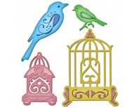 Набор лезвий от Spellbinders - Bird Sanctuary