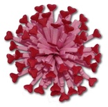 Нож для вырубки от Cheery Lynn Designs - Small Heart Lollipop Cutie Fringe