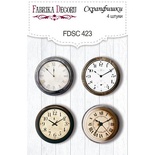 Набор скрапфишек 4шт Winter wonders 423, ТМ Фабрика Декора