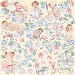 Лист с картинками для вырезания Shabby baby girl redesign, ТМ Фабрика Декора