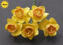 Нарциссы Yellow/Orange, 25 мм, 1 шт.