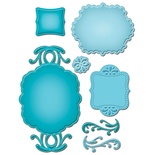 Набор ножей от Spellbinders - Ornate Artisan Tags and Accents,  7 шт.