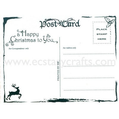Акриловый штамп Marianne Design - Clear stamp - Christmas postcard