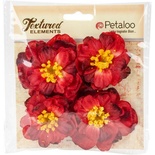 Набор объемных цветов Petaloo - Ruffled Peony - Red
