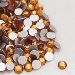 Стразы Topaz, 4.6~4.8мм, цвет золото, 20 шт.