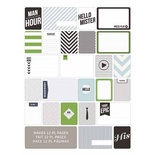 Мини-набор Project Life by Becky Higgins - Themed Cards - Mans World, 60 шт