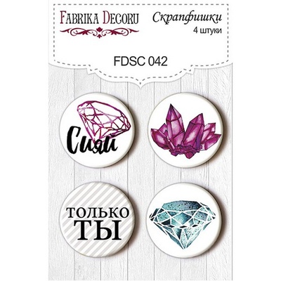 Набор скрапфишек Фабрика Декору из 4 шт. FDSC 042