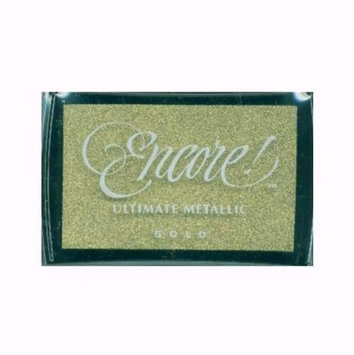 Чернила Tsukineko Encore Ultimate Metallic Ink Pad - Gold