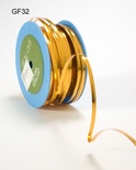 Лента - Metallic Foil / Twist Tie - Золотая, ширина - 5 мм, длина 90 см