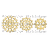 Лезвие La-La Land Crafts - Steampunk Heart Cogs (set of 3)