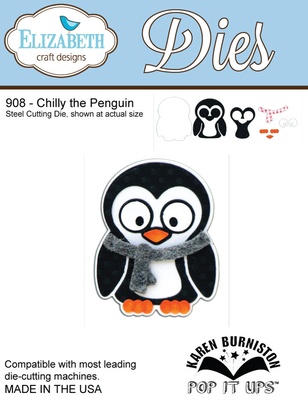Ножи от Elizabeth Craft Designs - Chilly the Penguin