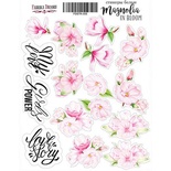 Набор наклеек (стикеров) 035 - Magnolia in bloom, ТМ Фабрика Декора