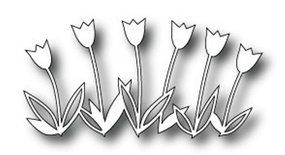 Нож для вырубки от Poppystamps - Tulip Fanfare