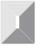 Нож от Memory Box - Rectangle Basics Set, 16 шт.