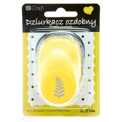 ДЫРОКОЛ ФИГУРНЫЙ 2,5СМ ПАПОРОТНИК, TM dpCraft (Dalprint)